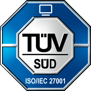 TÜV SÜD ISO/IEC 27001 certification mark